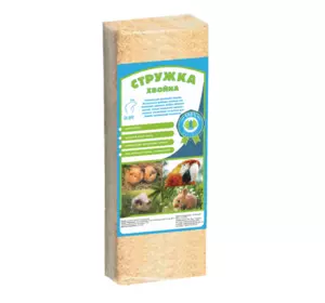 "Стружка хвойна брикетована" - гігієнічна підстилка для гризунів і птахів, 0.5кг (Круг) "Стружка хвойна брикетована" - гігієнічна підстилка для гризунів і птахів, 0.5кг (Круг)
