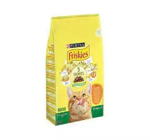 Сухий корм для дорослих котів Фріскіс Friskies Indoor 1.5 кг Сухий корм для дорослих котів Фріскіс Friskies Indoor 1.5 кг