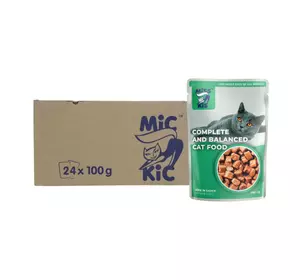 Вологий корм Міс Кіс для кішок з качкою в соусі 100 г (блок 24 шт) Вологий корм Міс Кіс для кішок з качкою в соусі 100 г (блок 24 шт)