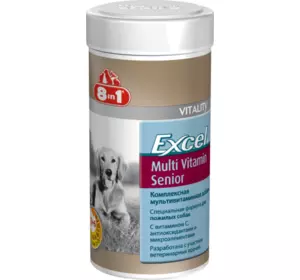 Мультивітамінний комплекс 8in1 Excel Multi Vit-Senior для літніх собак таблетки 70 шт