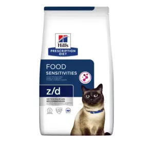 Сухий корм для котів Хіллс Hill's PD Food Sensitivities Z/D з чутливим травленням 1.5 кг Сухий корм для котів Хіллс Hill's PD Food Sensitivities Z/D з чутливим травленням 1.5 кг