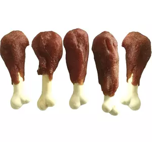 Ласощі для собак гомілка (кальцієва кісточка) з качкою 500 г Ласощі для собак гомілка (кальцієва кісточка) з качкою 500 г