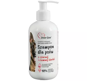 Шампунь Over Zoo Shampoo For Black Or Dark Fur для собак з чорною або темною шерстю - 250 мл Шампунь Over Zoo Shampoo For Black Or Dark Fur для собак з чорною або темною шерстю - 250 мл
