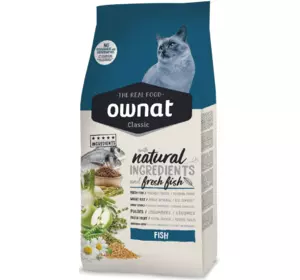 Сухий корм Овнат Ownat Classic Fish (Cat) для дорослих кішок з рибою 4 кг Сухий корм Овнат Ownat Classic Fish (Cat) для дорослих кішок з рибою 4 кг