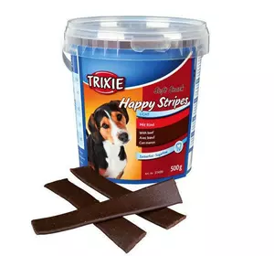 Ласощі для собак Trixie (TX-31499) Happy Stripes з яловичиною 500 г Ласощі для собак Trixie (TX-31499) Happy Stripes з яловичиною 500 г