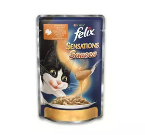 Felix Sensation Sauces Консерви для кішок з індичкою в соусі / 100 гр