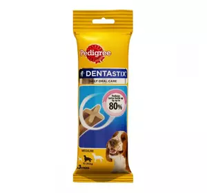 Ласощі жувальні палички для собак Pedigree (Педігрі) Denta Stix 77 г Ласощі жувальні палички для собак Pedigree (Педігрі) Denta Stix 77 г