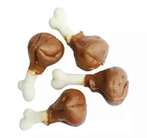 Ласощі для собак гомілки з м'яса курки 250 г Ласощі для собак гомілки з м'яса курки 250 г