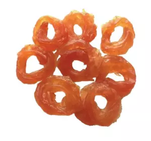 "HapPet"-ласощі для собак "М'які кільця в'яленого м'яса качки" 500г "HapPet"-ласощі для собак "М'які кільця в'яленого м'яса качки" 500г