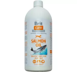 Олія лосося Brit Care Salmon Oil для собак (для шкіри і шерсті) 1 л Олія лосося Brit Care Salmon Oil для собак (для шкіри і шерсті) 1 л