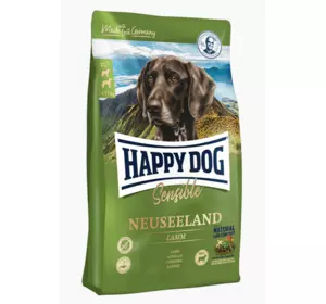 Happy Dog Sens Neuseeland Lamb корм для собак з чутливим травленням з ягням та рисом 12.5 кг