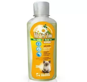Шампунь Містер Zoo для кошенят з ромашкою, 200 мл Шампунь Містер Zoo для кошенят з ромашкою, 200 мл