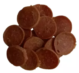 Ласощі для собак медальйони з яловичини 250 г Ласощі для собак медальйони з яловичини 250 г