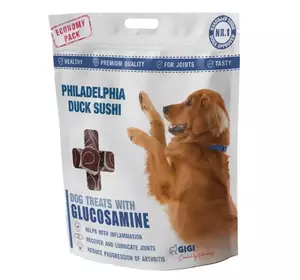 Смаколики GiGi "Роли Філадельфія з качки" / ласощі Philadelphia Duck Sushi 340 г Смаколики GiGi "Роли Філадельфія з качки" / ласощі Philadelphia Duck Sushi 340 г