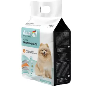 Пелюшки AnimAll Puppy Training Pads для собак і цуценят 60 х 60 см, 100 шт Пелюшки AnimAll Puppy Training Pads для собак і цуценят 60 х 60 см, 100 шт