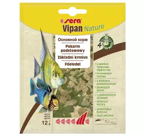 Корм Sera Vipan Nature (Сера Віпан) для акваріумних риб усіх видів 12 г Корм Sera Vipan Nature (Сера Віпан) для акваріумних риб усіх видів 12 г