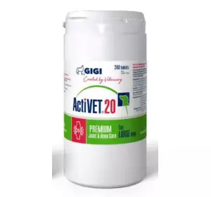 Вітаміни GIGI Акти Вет (глюкозамін, хондроїтин, МСМ) 1т/20кг №240