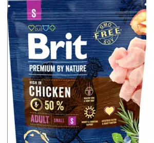 Сухий корм Бріт Brit Premium Adult S для дорослих собак дрібних порід, 8 кг Сухий корм Бріт Brit Premium Adult S для дорослих собак дрібних порід, 8 кг