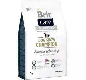 Сухий корм для виставкових собак Бріт Brit Care Dog Show Champion 3 кг
