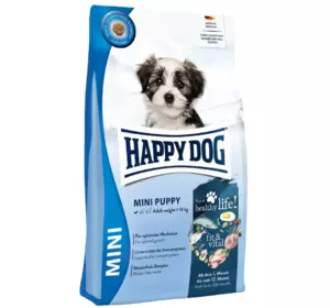 Сухий корм Happy Dog Fit&Vital Mini Puppy для цуценят малих порід, 4 кг Сухий корм Happy Dog Fit&Vital Mini Puppy для цуценят малих порід, 4 кг