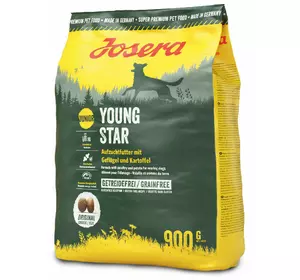 Сухий корм Josera Young Star (Йозера ЯнгСтар) беззерновой корм для цуценят і молодих собак, 900 г Сухий корм Josera Young Star (Йозера ЯнгСтар) беззерновой корм для цуценят і молодих собак, 900 г