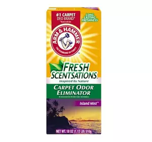 A&H освіжувач д/килимів, приміщень у порошку Острівний туман 850 г A&H освіжувач д/килимів, приміщень у порошку Острівний туман 850 г