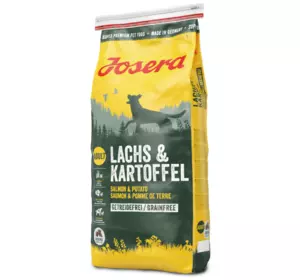 Сухий корм Josera Lachs & Kartoffel (Йозера з лососем та картоплею) без зернових для дорослих собак, 12.5 кг Сухий корм Josera Lachs & Kartoffel (Йозера з лососем та картоплею) без зернових для дорослих собак, 12.5 кг