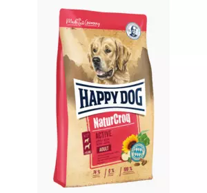 Сухий корм Happy Dog NaturCroq Active для собак з підвищенною потребою в енергії, 15 кг Сухий корм Happy Dog NaturCroq Active для собак з підвищенною потребою в енергії, 15 кг