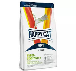Сухий дієтичний корм Happy Cat VET Diet Hypersensitivity для котів з харчовою алергією, 4 кг Сухий дієтичний корм Happy Cat VET Diet Hypersensitivity для котів з харчовою алергією, 4 кг