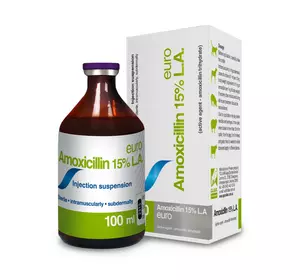 Амоксицилін 15% 100 мл EURO Амоксицилін 15% 100 мл EURO