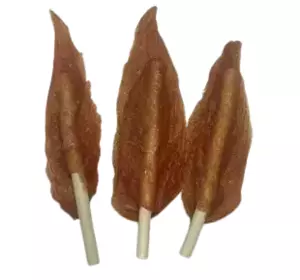 Ласощі для собак куряче філе на насиченій кальцієвій паличці 250 г Ласощі для собак куряче філе на насиченій кальцієвій паличці 250 г