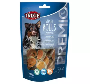 Ласощі для собак Trixie (TX-31573) Sushi Rolls роли для собак з рибою 100 г Ласощі для собак Trixie (TX-31573) Sushi Rolls роли для собак з рибою 100 г
