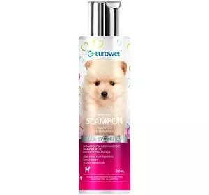 Шампунь для цуценят Eurowet Shampoo for puppies з мигдальною олією і алантоїном 200 мл Шампунь для цуценят Eurowet Shampoo for puppies з мигдальною олією і алантоїном 200 мл