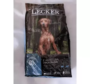 Сухий корм Леккер Lecker для дорослих собак (баранина / яловичина), 10 кг Сухий корм Леккер Lecker для дорослих собак (баранина / яловичина), 10 кг