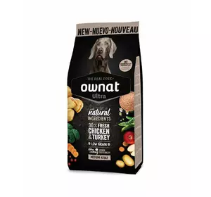 Сухий корм для дорослих собак Овнат Ownat Ultra Медіум від 1 до 7 років, 400 г Сухий корм для дорослих собак Овнат Ownat Ultra Медіум від 1 до 7 років, 400 г