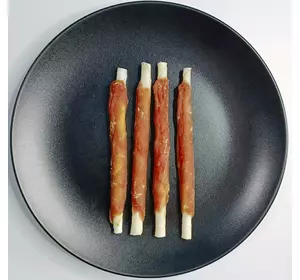 Ласощі AlfPet (АльфПет) AS6 Качка на кальцинованій паличці для собак 500 г Ласощі AlfPet (АльфПет) AS6 Качка на кальцинованій паличці для собак 500 г