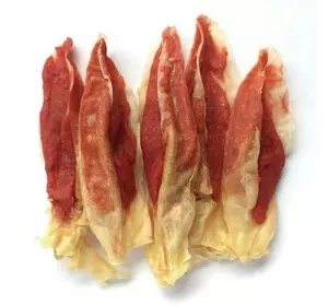 Ласощі Lucky Star кроляче вухо з м'ясом качки 250 г (20 шт) / DM023BS Ласощі Lucky Star кроляче вухо з м'ясом качки 250 г (20 шт) / DM023BS