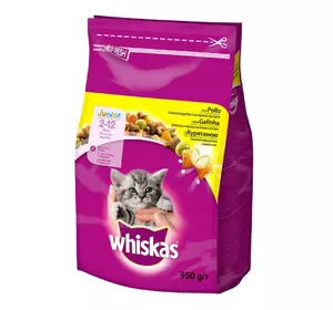 Whiskas Junior подушечки з кремовою начинкою для кошенят (з куркою) / 300 гр