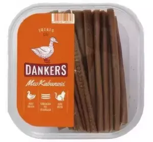 Ласощі для домашніх тварин MeoCubes Качині ковбаски по-пекінськи для котів 100 г Ласощі для домашніх тварин MeoCubes Качині ковбаски по-пекінськи для котів 100 г