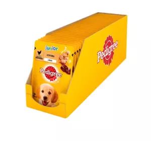 Pedigree (Педігрі) вологий корм для цуценят з куркою в желе 100 г (блок 24 шт) Pedigree (Педігрі) вологий корм для цуценят з куркою в желе 100 г (блок 24 шт)