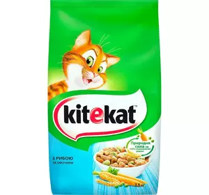 Сухий корм для дорослих кішок KiteKat (КітіКет) з рибою та овочами 1.8 кг Сухий корм для дорослих кішок KiteKat (КітіКет) з рибою та овочами 1.8 кг