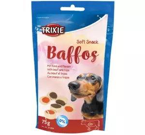 Trixie TX-31494 Soft Snack Baffos 75г - ласощі з яловичиною та рубцем для собак міні порід і цуценят Trixie TX-31494 Soft Snack Baffos 75г - ласощі з яловичиною та рубцем для собак міні порід і цуценят