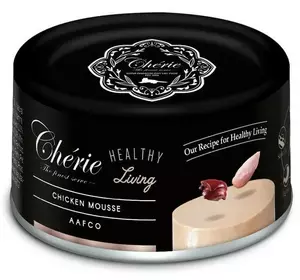 Вологий корм Cherie Healthy Living Chicken для кішок мус з куркою 80 г Вологий корм Cherie Healthy Living Chicken для кішок мус з куркою 80 г
