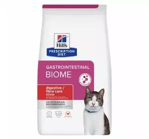 Сухий корм для котів Хіллс Hills PD Feline GIBiome Strs корм при розладах травлення та для підтримки при стресах, 1.5 кг Сухий корм для котів Хіллс Hills PD Feline GIBiome Strs корм при розладах травлення та для підтримки при стресах, 1.5 кг