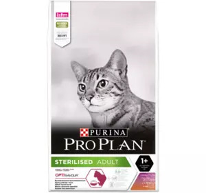 Purina Pro Plan Sterilised 10 кг сухий корм для стерилізованих кішок і котів з качкою Purina Pro Plan Sterilised 10 кг сухий корм для стерилізованих кішок і котів з качкою