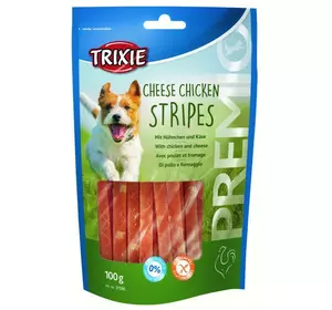 Trixie TX-31586 Premio Cheese Chicken Stripes 100 г - ласощі для собак з куркою і сиром Trixie TX-31586 Premio Cheese Chicken Stripes 100 г - ласощі для собак з куркою і сиром