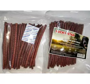 Ласощі для собак Тонкі качині смужки 200 г Lucky Star PM058 Ласощі для собак Тонкі качині смужки 200 г Lucky Star PM058