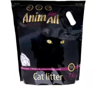 Наповнювач AnimAll преміум силікагель "Фіолетовий Аметист" 7.6 л Наповнювач AnimAll преміум силікагель "Фіолетовий Аметист" 7.6 л