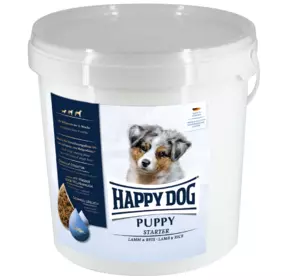 Сухий корм Happy Dog Puppy Starter Lamm&Reis для цуценят усіх порід з 4 - 6 тижня життя (ягня та рис), 4 кг