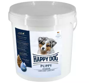 Сухий корм Happy Dog Puppy Starter Lamm&Reis для цуценят усіх порід з 4 - 6 тижня життя (ягня та рис), 4 кг Сухий корм Happy Dog Puppy Starter Lamm&Reis для цуценят усіх порід з 4 - 6 тижня життя (ягня та рис), 4 кг